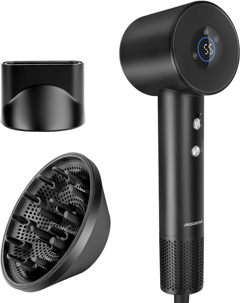 Aigostar Föhn met Diffuser - 110.000RPM - Premium High Speed - Aigostar - €38,01