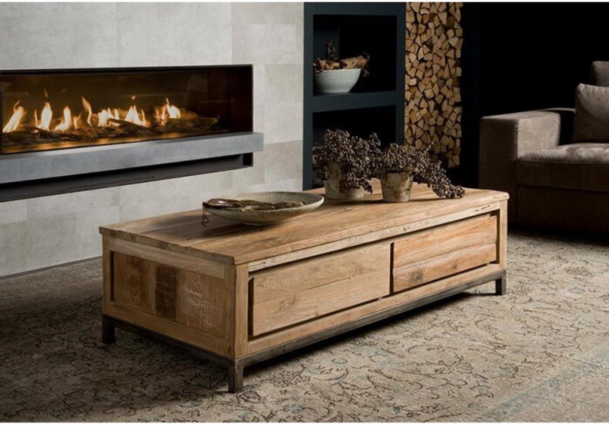 Tower Living Venetie Salontafel rechthoekig teakhout 135x70x40 cm
