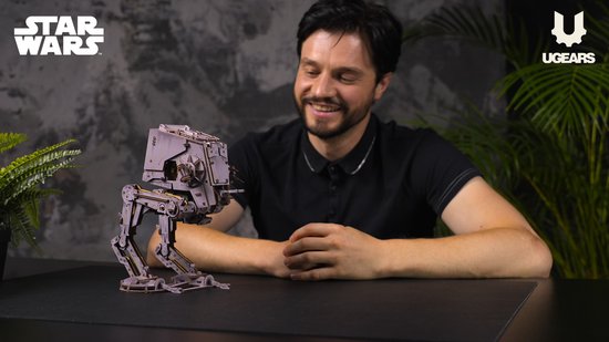 UGEARS 3D Modelbouw - At-St Walker - Star Wars - Mechanisch Bouwpakket Hout - Educatief Speelgoed