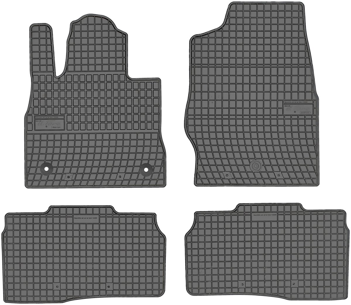 Frogum Ford Explorer VI Serie - Autotapijt - ST Line - Zwart - Rant