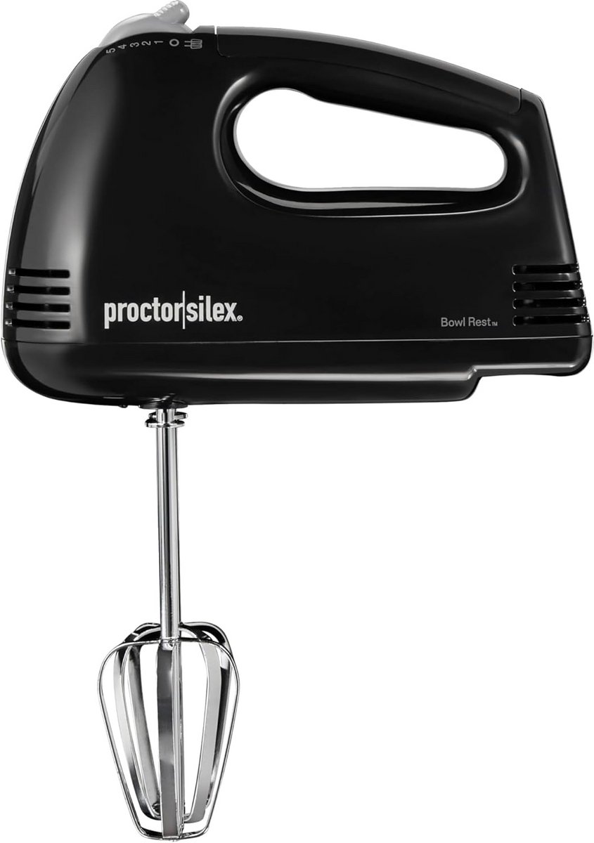 Krachtige Handmixer met 5 Snelheden - Zwart