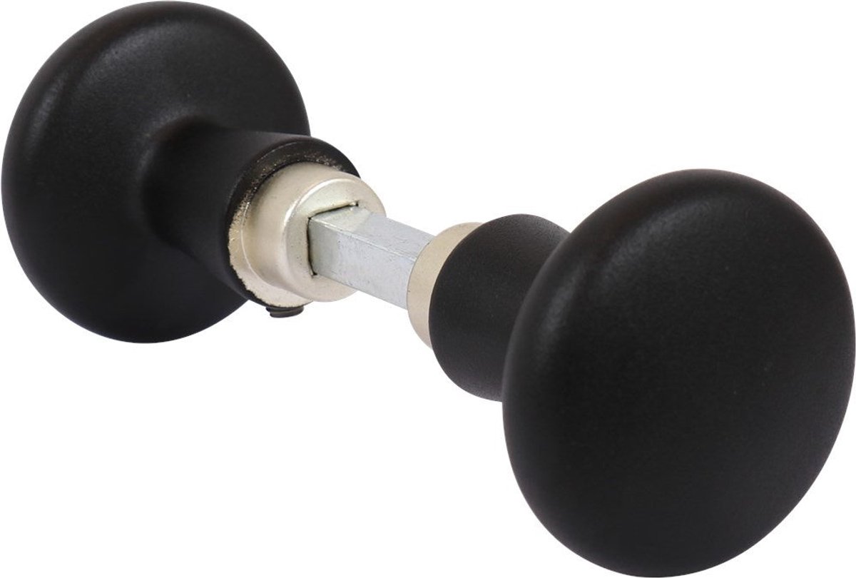 Oxloc Knopkruk Draaibaar 50mm Aluminium Zwart - 1216667