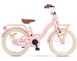 SJOEF Classic Meisjesfiets 18 inch - Kinderfiets 5, 6 & 7 jaar - Fiets 18 inch Meisje - Roze