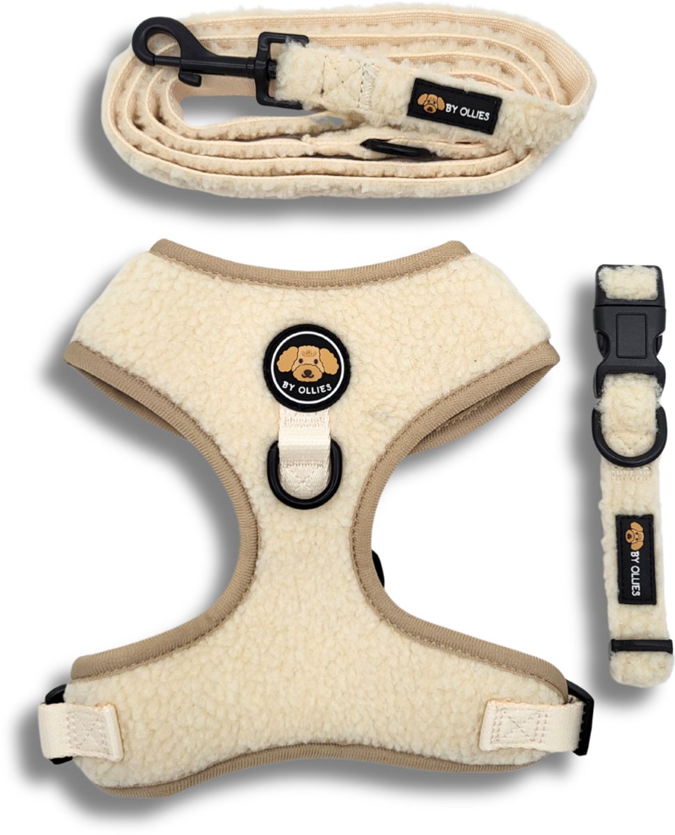 By Ollies Wandelset honden - Teddy Cream - Maat S - Wandelen