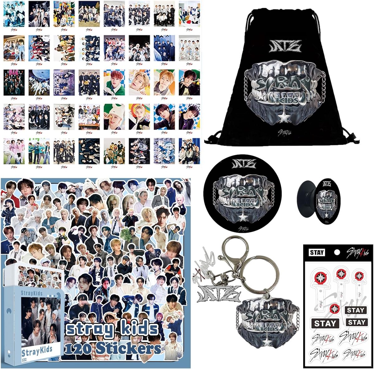 K-Pop Fan Cadeauset met Fotokaarten en Accessoires