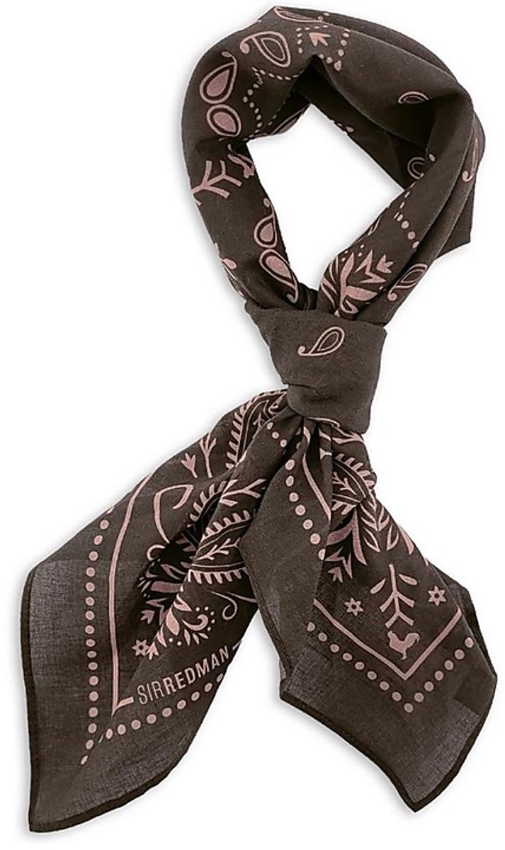 Sir Redman - Sjaals - Bandana Prairie Blush - bruin / roze