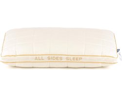 Hoofdkussen 50x70 Luxe met Bamboe en Katoen - In Hoogte Verstelbaar en Wasbaar