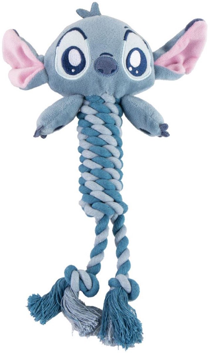Honden speelgoed – Kauwspeelgoed voor honden – Stitch – Blauw – 11x27x9.5cm
