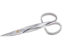 Tweezerman Nagelschaar RVS – Professionele Schaar Voor Nauwkeurig Knippen En Vormen Van Vinger- En Teennagels - Gebogen Precisiebladen - Duurzame Roestvrijstalen Nagelverzorging Tool Voor Thuis En Professioneel Gebruik