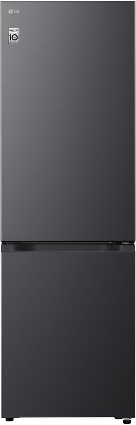 LG GBBSJ1CCEP Koel-vriescombinatie 333L Mat Zwart No Frost WiFi Energieklasse C DoorCooling+ LINEAR Cooling