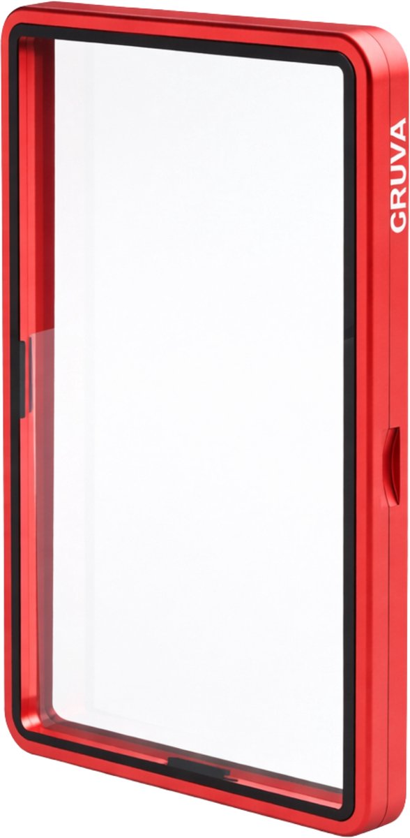 Cruva UV Shield voor Slabs Rood– Transparante UV-bescherming voor PSA & Trading Card Slabs – Beschermhoes voor veilige opslag en display