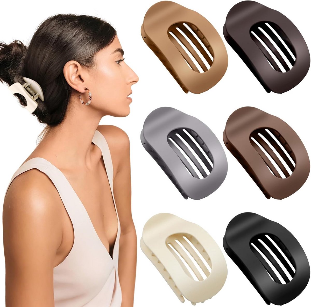 Grote, Stijlvolle Haarspeld voor Alle Haartypes - Comfortabele Klem