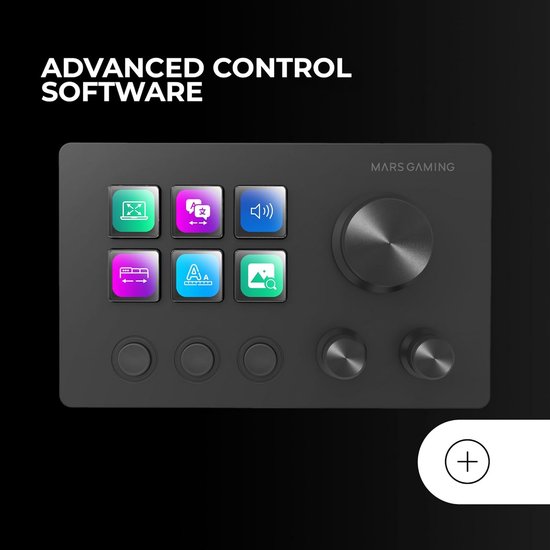 Compacte Controle Deck met LCD Knoppen en Draaiwielen voor Streaming en Creatief Werk van Merkloos — afbeelding 5