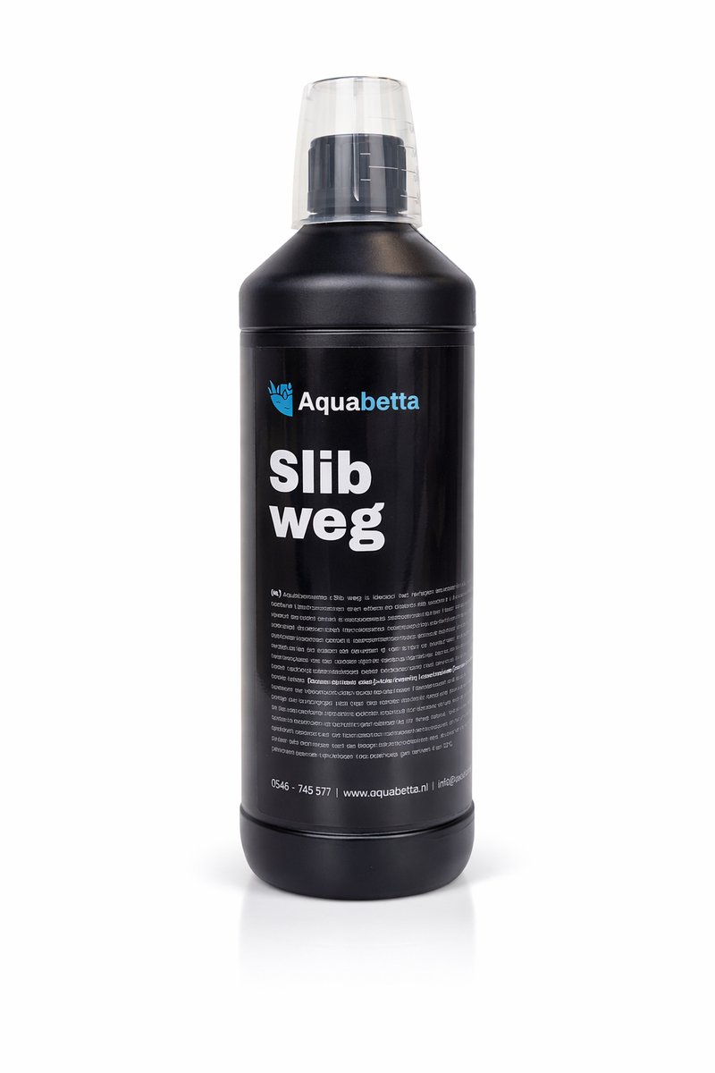 Aquabetta Slib Weg 1L - Vijveronderhoud - Voor het reinigen en onderhouden van de vijver - Met heterotrofe bacteriën