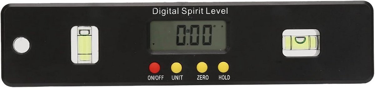 Digitale Waterpas Hoekzoeker 360 Graden Hellingsmeter met Magnetische Basis 100mm