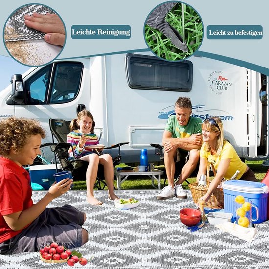 Omkeerbaar Buiten Tapijt 120x180 cm - Weerbestendig en UV-Bestendig Polypropyleen — afbeelding 4