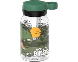 Mepal Campus Drinkfles met Rietje - 450 ml - Dino
