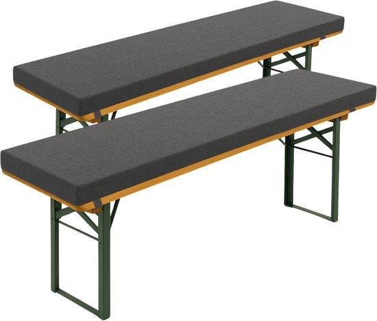 SWD TWTH Tuinbank Kussen 2 3 zits Bench Pad 100/120cm, lange eetkamerbank stoel zitkussen pad voor indoor outdoor patio swing keuken (60x35x3cm, oranje