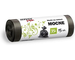 Extra Sterke Vuilniszakken 35 Liter - Zwart - Dik Keukenzakken