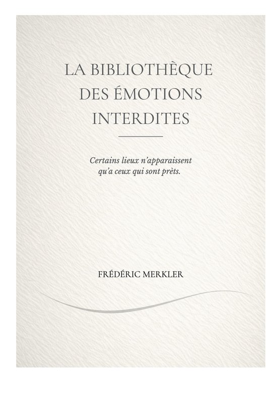 Les Lieux Intérieurs 1 - La bibliothèque des émotions int ... - cover
