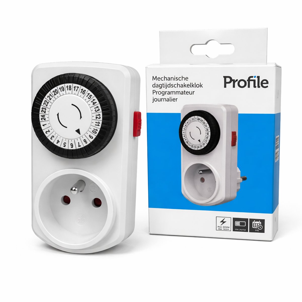 Profile Mechanische Tijdschakelklok - 3500W - Wit