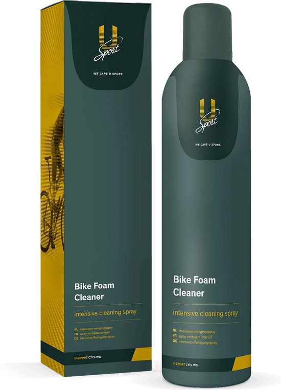 U-Sport Bike Foam Cleaner - 400 ml - Waterloze Schuimreiniger - Voor Fiets, Helm & Bril - Biologisch Afbreekbaar — afbeelding 2