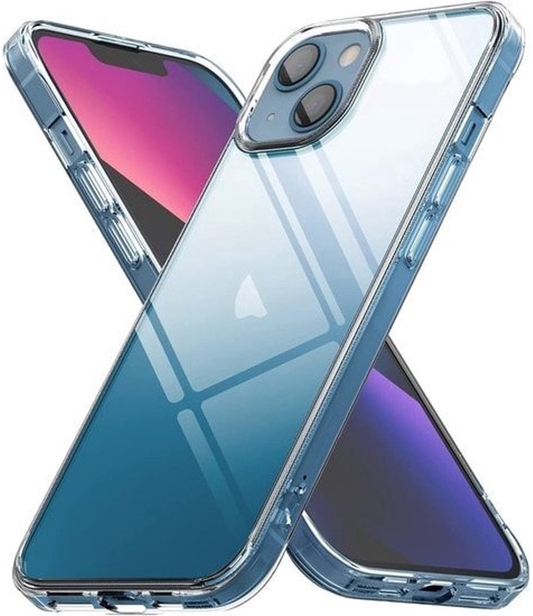 Fonu Transparant siliconen Geschikt Voor iPhone 13 hoesje