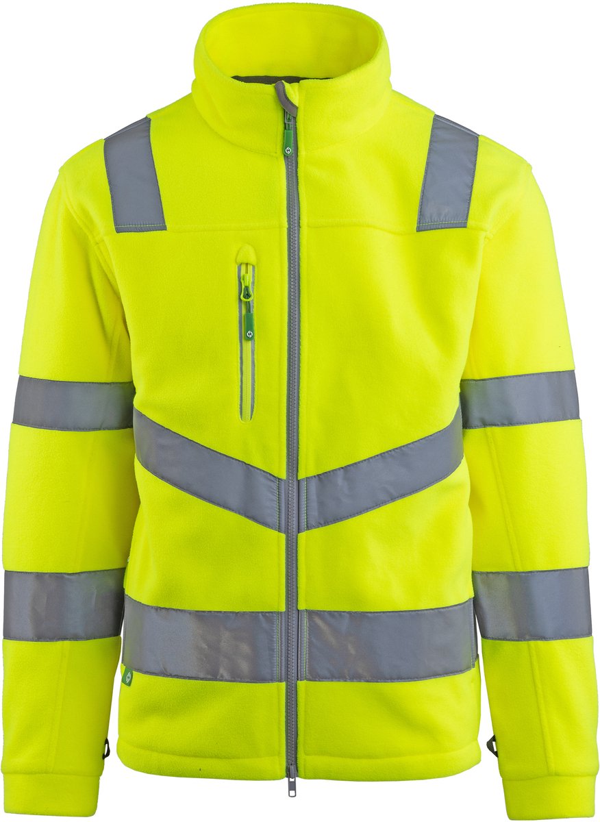Arco Fleecejas Responsible - Hi-Vis Geel maat XL - AO-18S1306