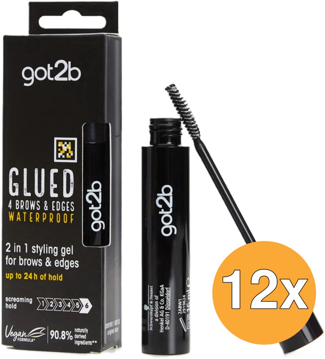 12x Got2B Glued4Brows Waterproof (16 ml)