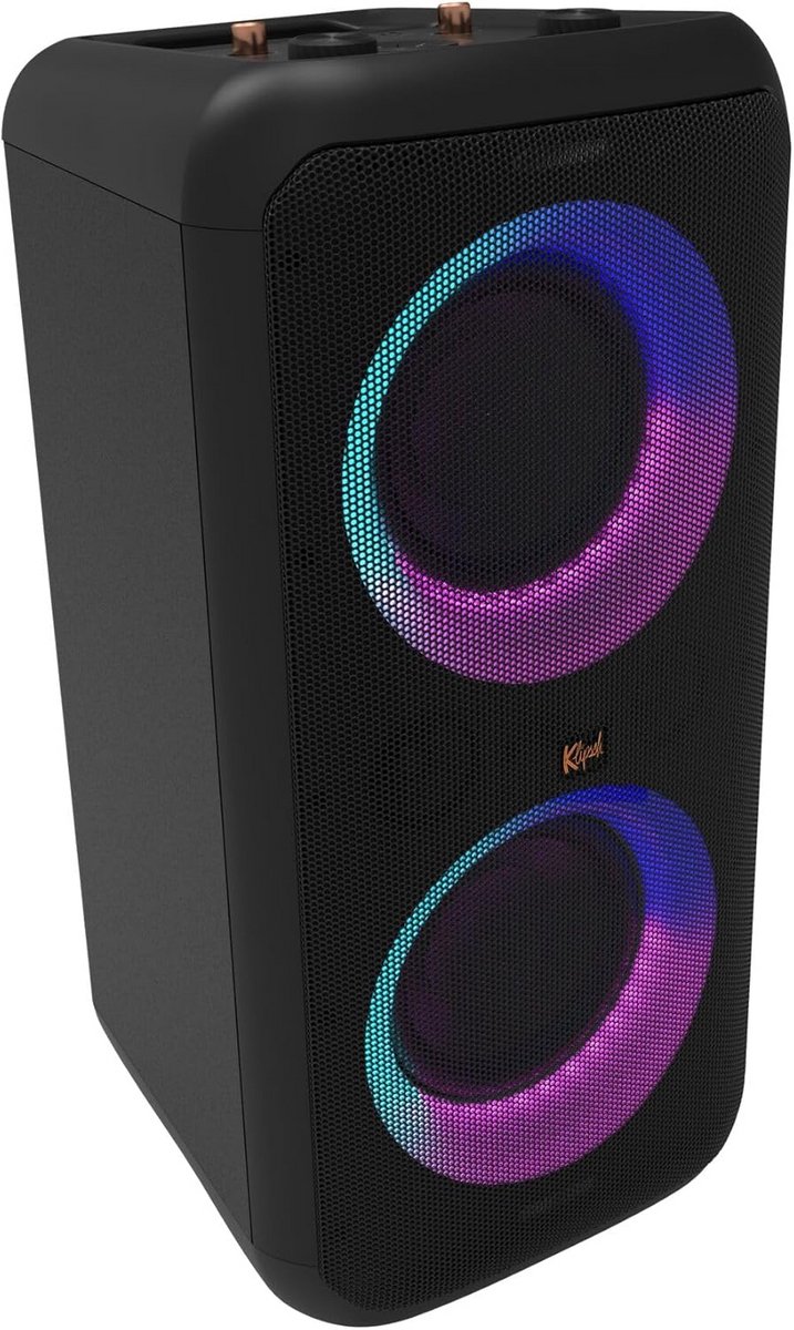 Draagbare Bluetooth Speaker met Krachtige Bas en RGB Lichtshow Karaoke Klaar