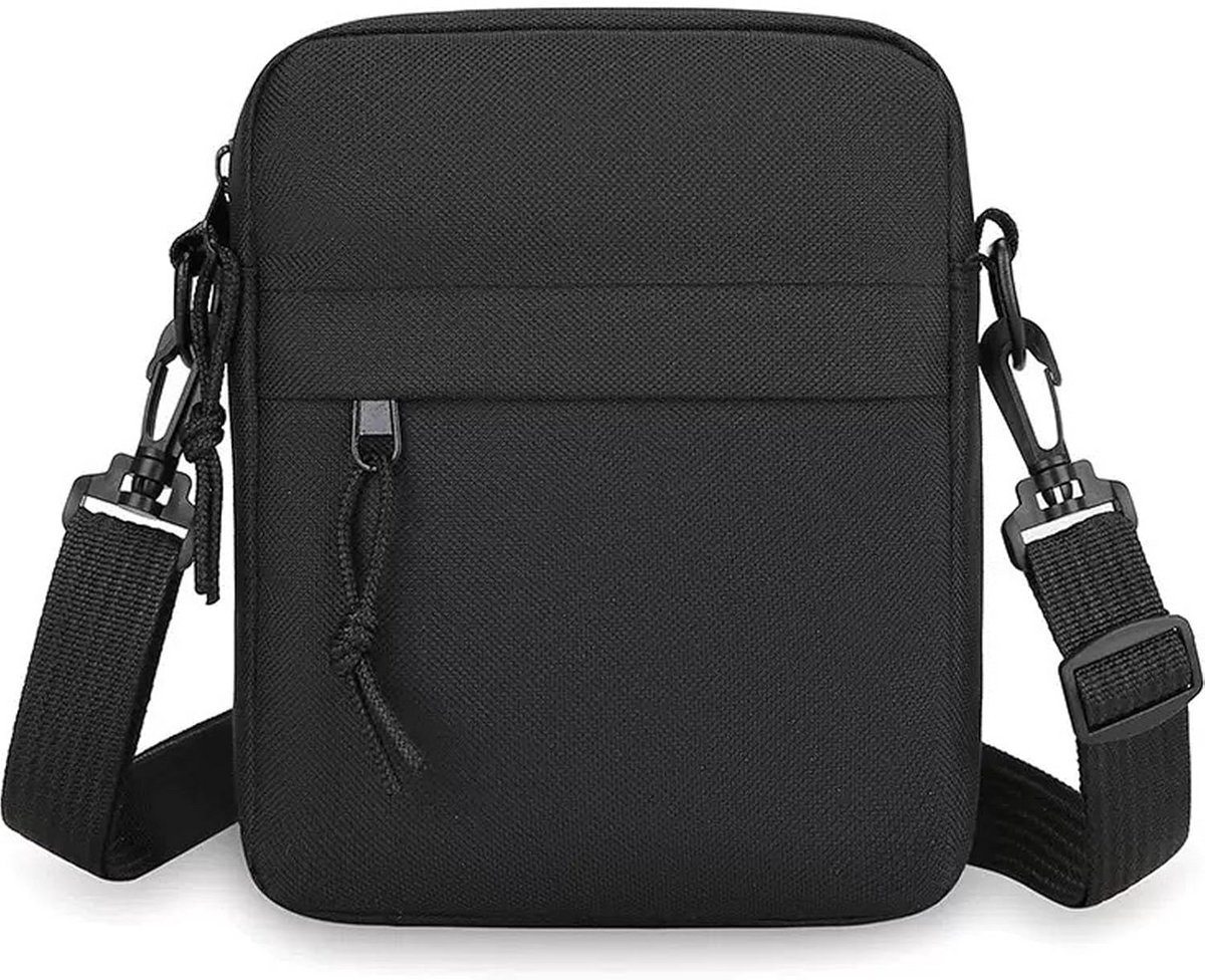 Kleine Heren Schoudertas met Verstelbare Band - Compacte Crossbody & Borsttas