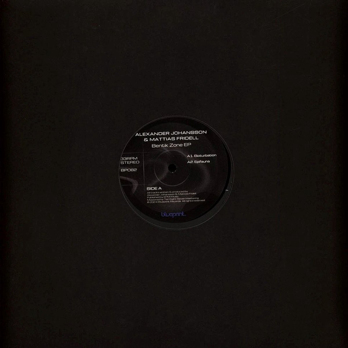Alexander Johansson & Mattias Fridell - Bentik Zone EP (12" Single)