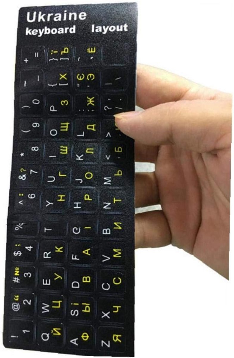 2 Stuks Universele Russische Toetsenbord Stickers voor Elke Laptop en PC