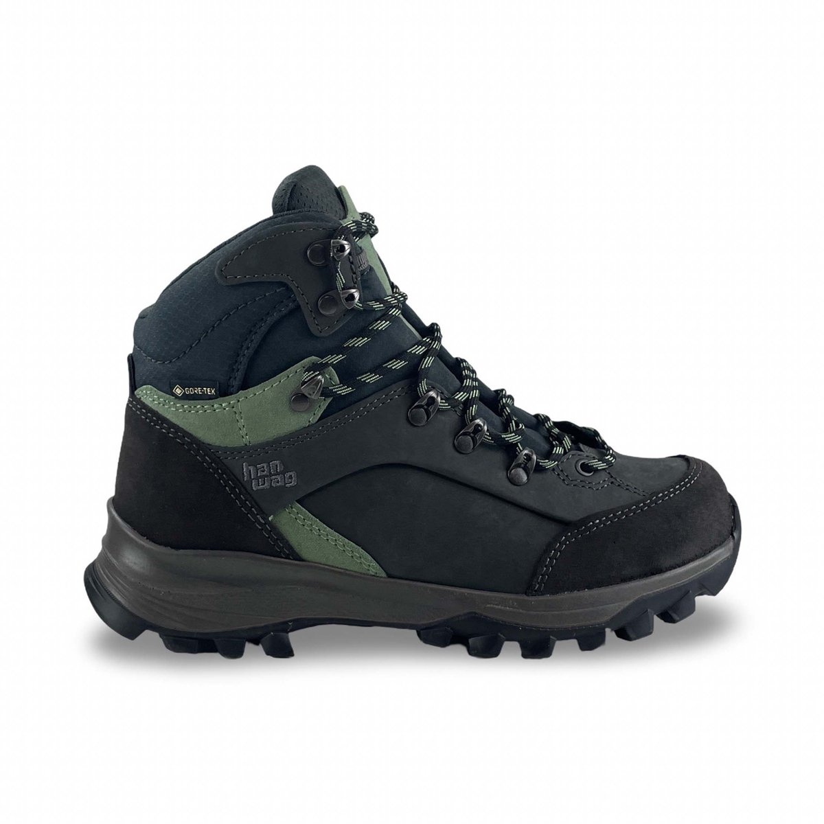 Hanwag Alta Bunion II Lady GTX Wandelschoenen Dames Asphalt 38 Mint