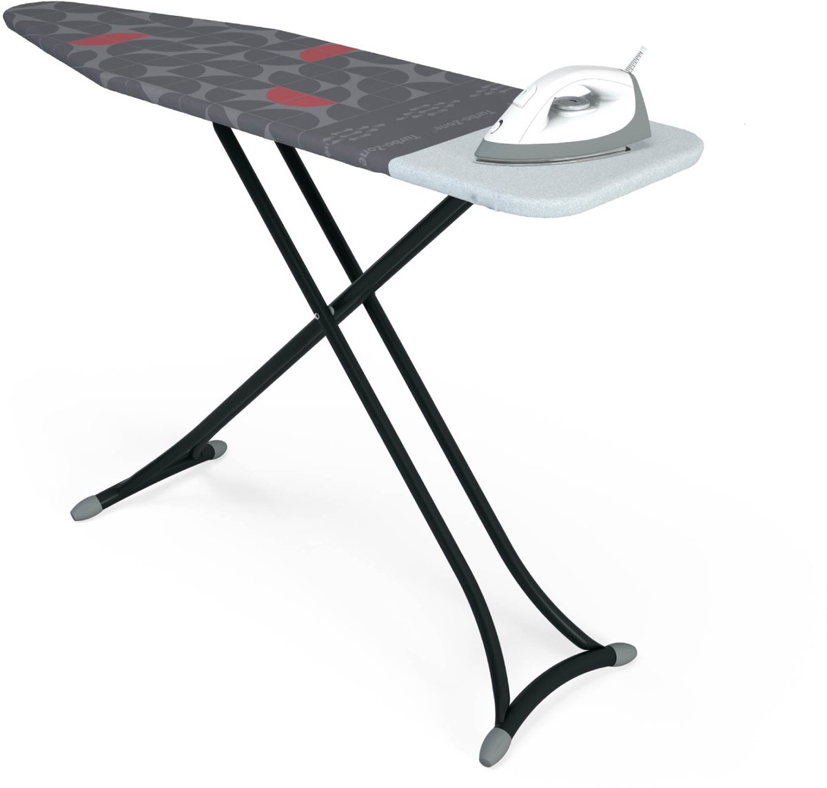 Bol.com LaundrySpecialist strijkplank met hittebestendige parkeerzone - strijkoppervlak 137 x 38 cm - Inclusief gratis molton on... aanbieding