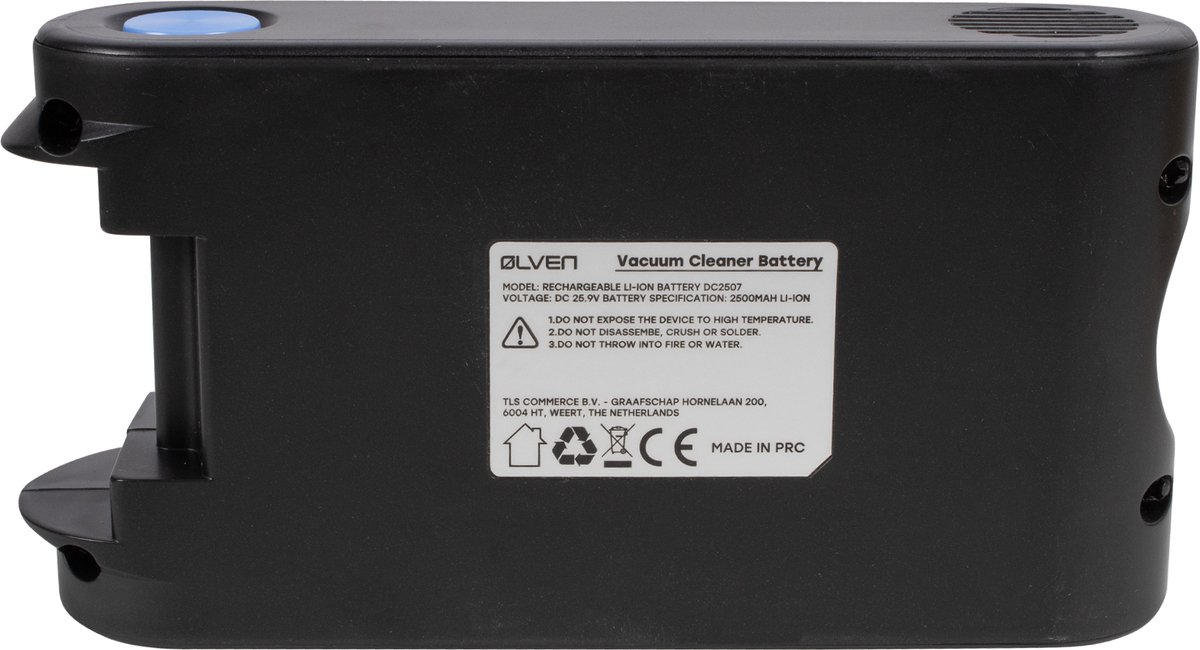 Accu voor Ølven CleanMax Steelstofzuiger - Extra Batterij - 2500 mAh