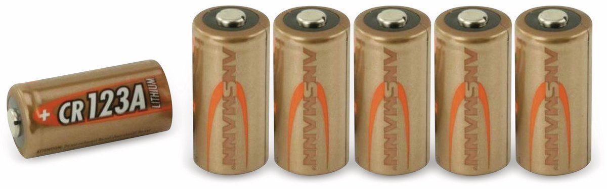 Ansmann CR123 CR123A Fotobatterij Lithium 1375 mAh 3 V 6 stuk(s)