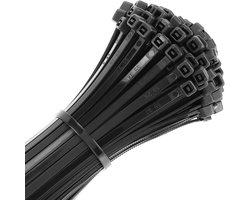 Gsedaox- Zip Ties Heavy Duty -100 Stuk Zip Ties -30cm / 50 Lb Treksterkte - Voor Kabelbeheer En Tuinwerk- Zwart