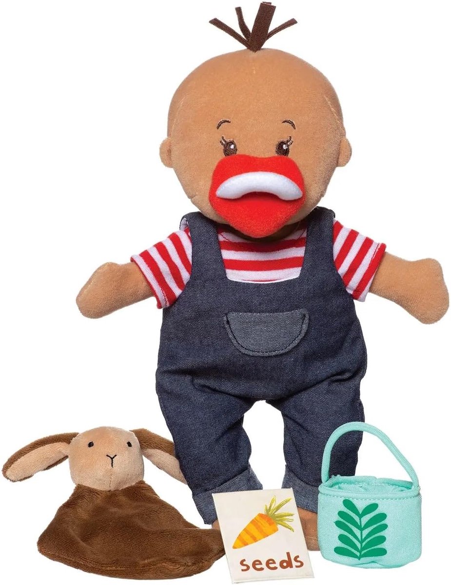 Zachte Baby Pop van 30 cm met Thema Accessoires voor Peuters - Boer, Ballerina of Dino