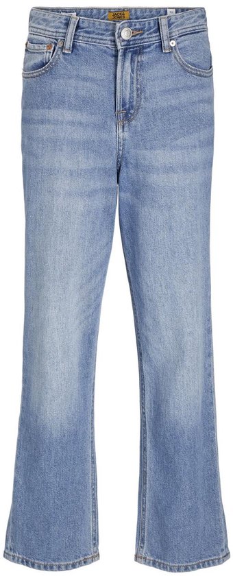 Lichtblauwe, wijde spijkerbroek met een Jack & Jones label.