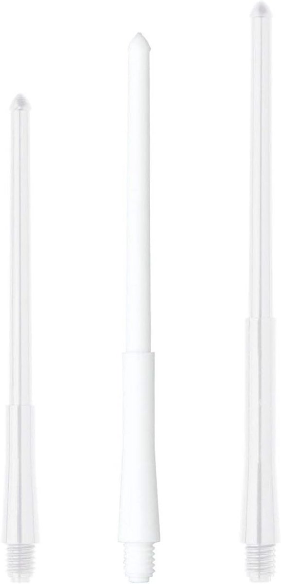 Dartschachten Wit Medium Set van 3 - Sterke Dartpijlen Assen
