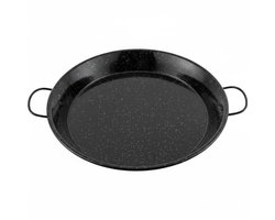 Paella Pan - Ø 32 cm - Marmeren Antiaanbaklaag - Geschikt voor Inductie en Alle Warmtebronnen - Grote Pan voor Paella en Rijstgerechten