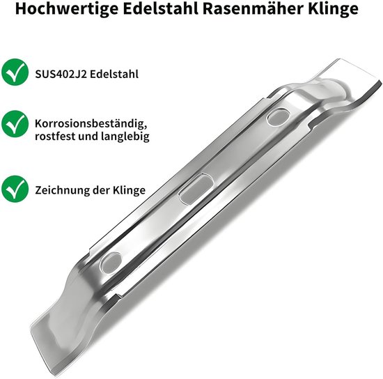 Vervangmes voor Stihl Robotmaaier Roestvrijstalen Mesbladen 20 Cm Compatibel met Stihl IMOW RMI 422 422P 422PC Duurzaam Roestvrij en Effectief voor Perfecte Gazonverzorging in de Tuin van Merkloos	 — afbeelding 4