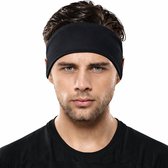 PROPOG Hoofdbanden voor Dames en Heren,2 Stuks,Zwart en Roze,Fleece Windstopper Oorbeschermers,Warme Haarbanden voor Joggen,Hardlopen,Wandelen, Fietsen en Motorrijden (Roze