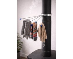 Kachelpijp Droogrek – Verstelbaar Kachel Droogrek voor Houtkachel & Rookkanaal – Metaal