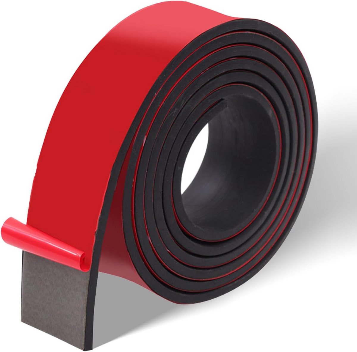 Zelfklevende Neopreen Rubberen Strip Massief Profiel 50x3mm 3 Meter Voor Afwerking en Kielzog