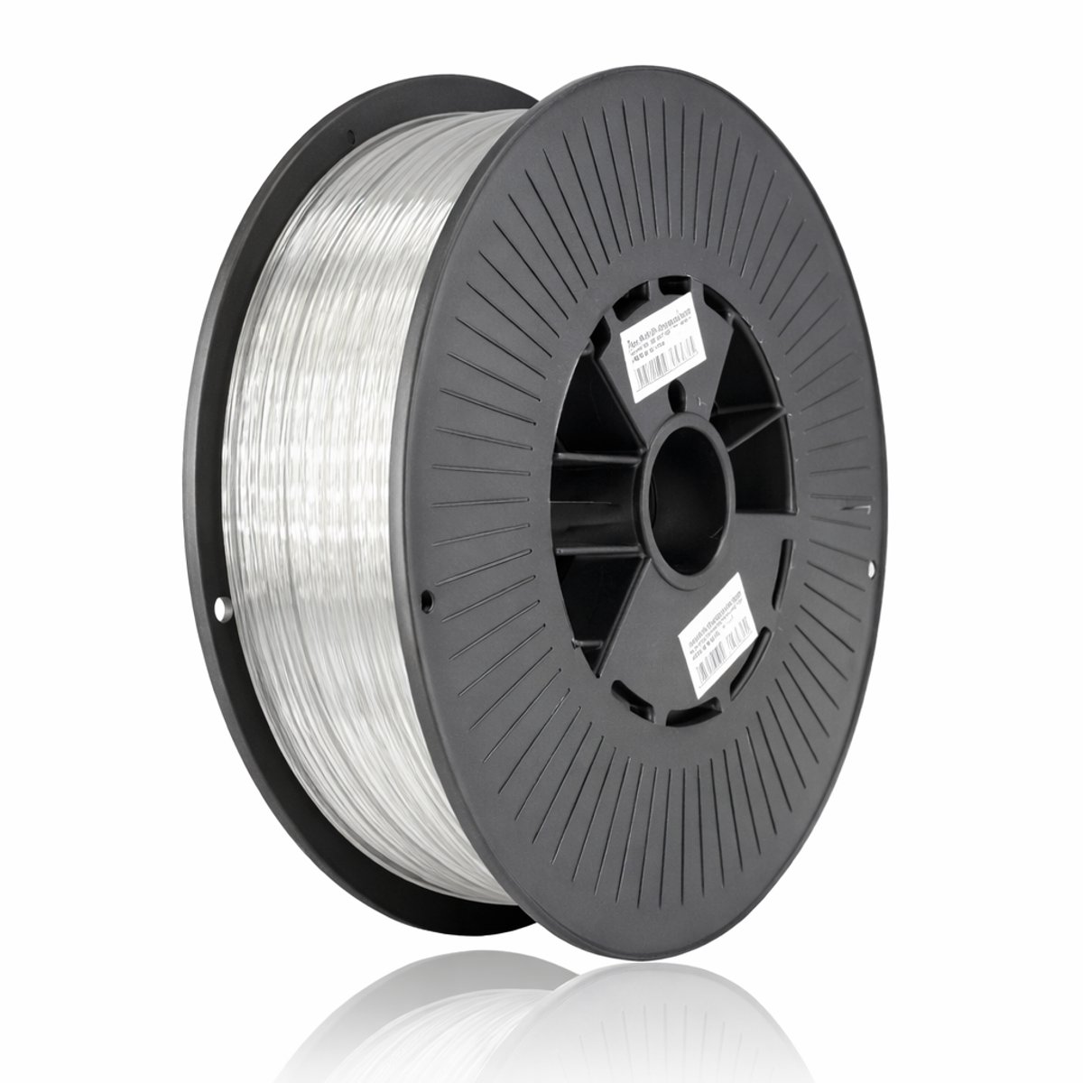 Crystal Transparant Doorzichtig PLA+ 3D Printer Filament 1.75 mm - Hoge Kwaliteit en Duurzaam - Compatibel met Creality, Bambu, Andere 3D Printers - Perfect voor 3D Printen van Prototypes, Modellen en Accessoires - voor Professioneel en Thuisgebruik