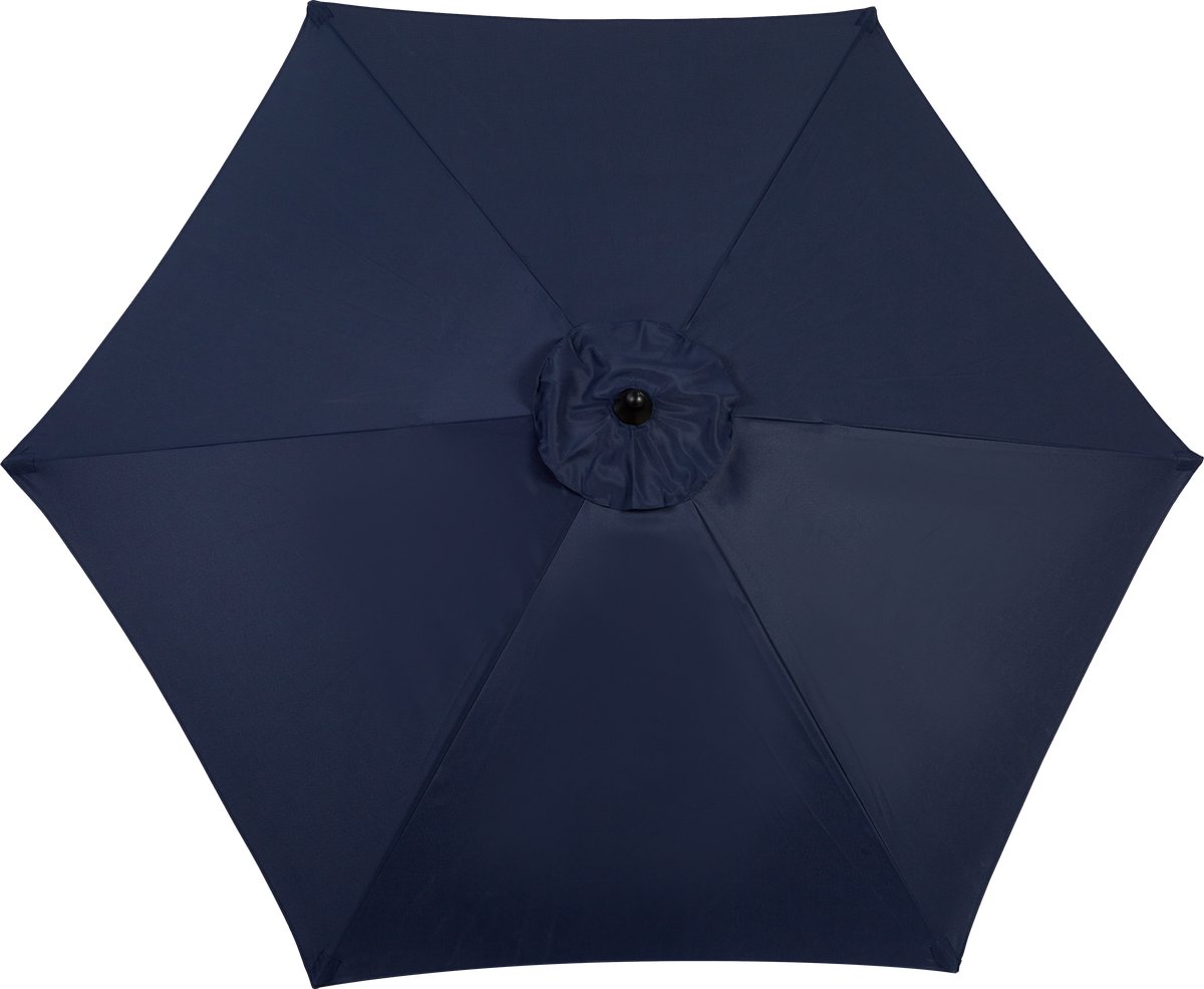 HAUSS SPOLE Parasol Dubbelzijdig – 9 Ft – Staal – Marineblauw – Grote Rechthoekige Schaduw Voor Tuin Terras Zwembad – Kantelbaar