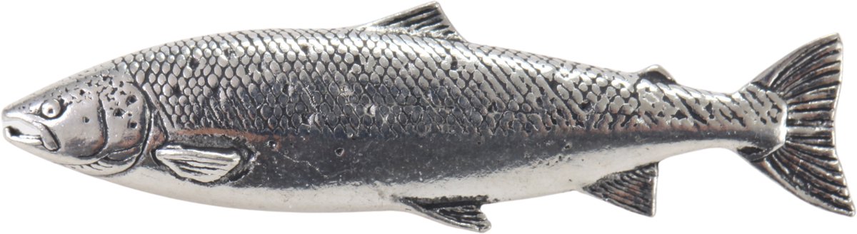 Visspeld Zalm Speldje Zalmspeld Vis Vissen Broche Kraag Speld Hoed Vliegvissen Salmon Fly Vlieg Pin