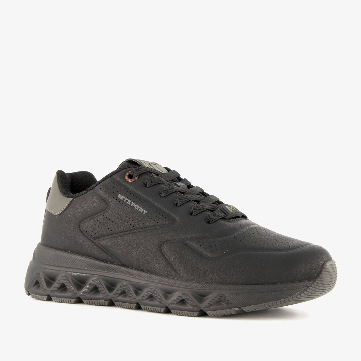 Marco Tozzi heren sneakers zwart - Maat 42 - Uitneembare zool